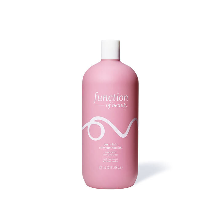 Front of the Curly Hair Jumbo Shampoo Bottle