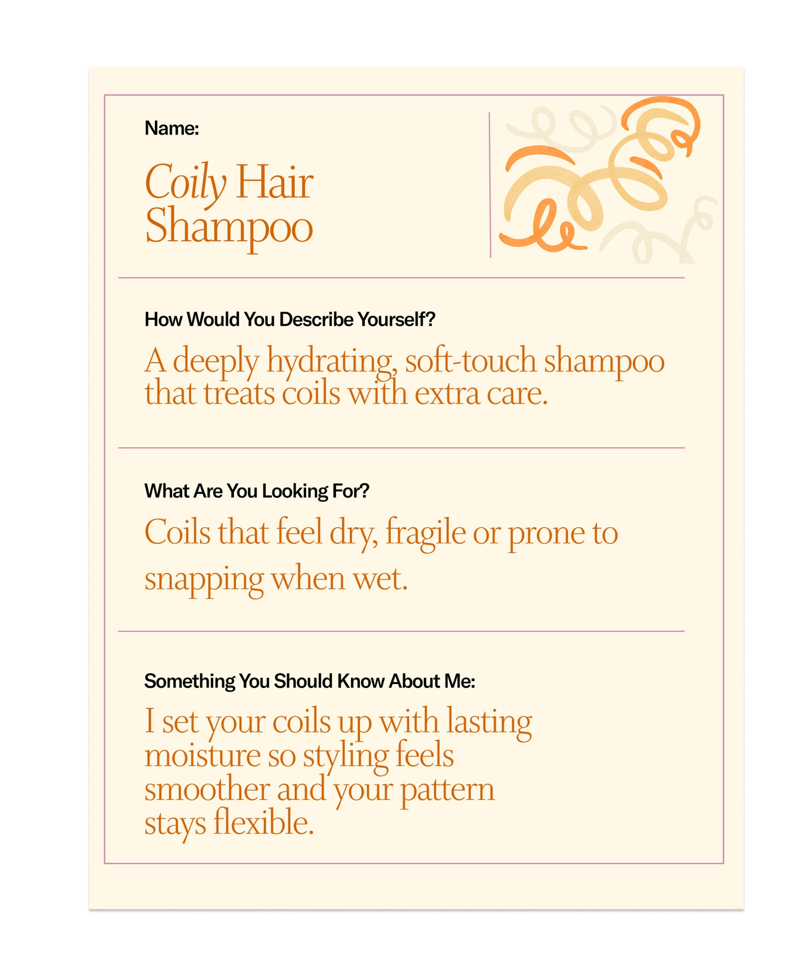 Coily Hair Shampoo