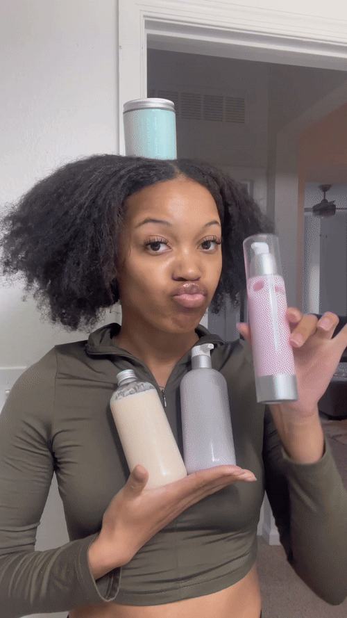 I’ve seen a huge improvement in my curls, including less breakage and elasticity even after I manipulate them.